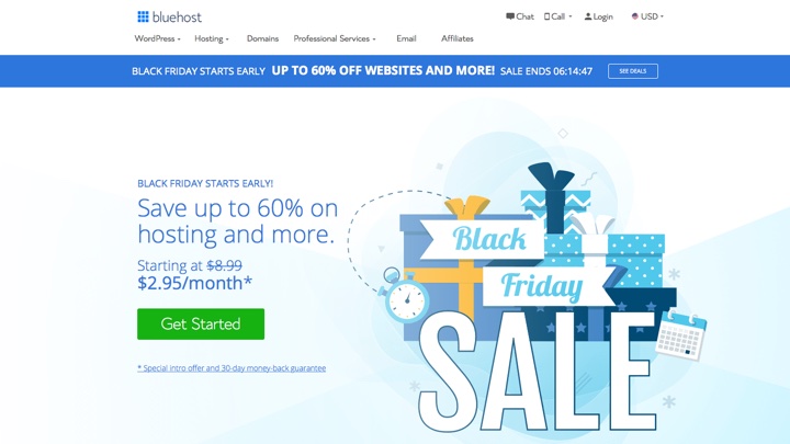 Bluehost Black Friday Deals