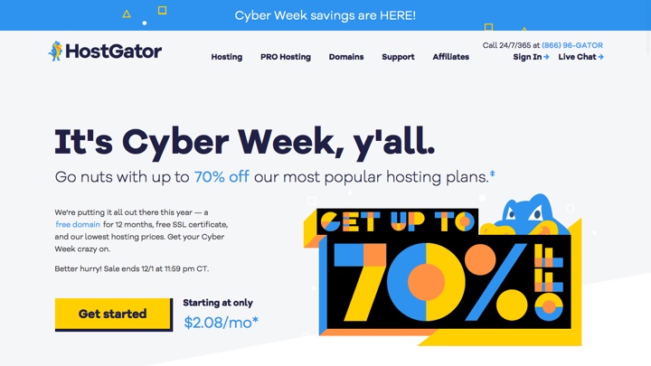 HostGator Black Friday Deals